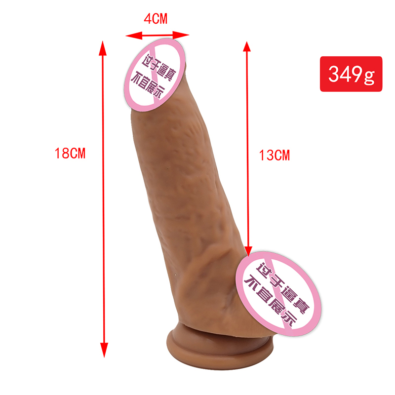 862 realistische Dildo-Silikon-Dildo mit Saugnapfbecher G-Punkt-Stimulation Dildos Anal Sexspielzeug für Frauen und Paar