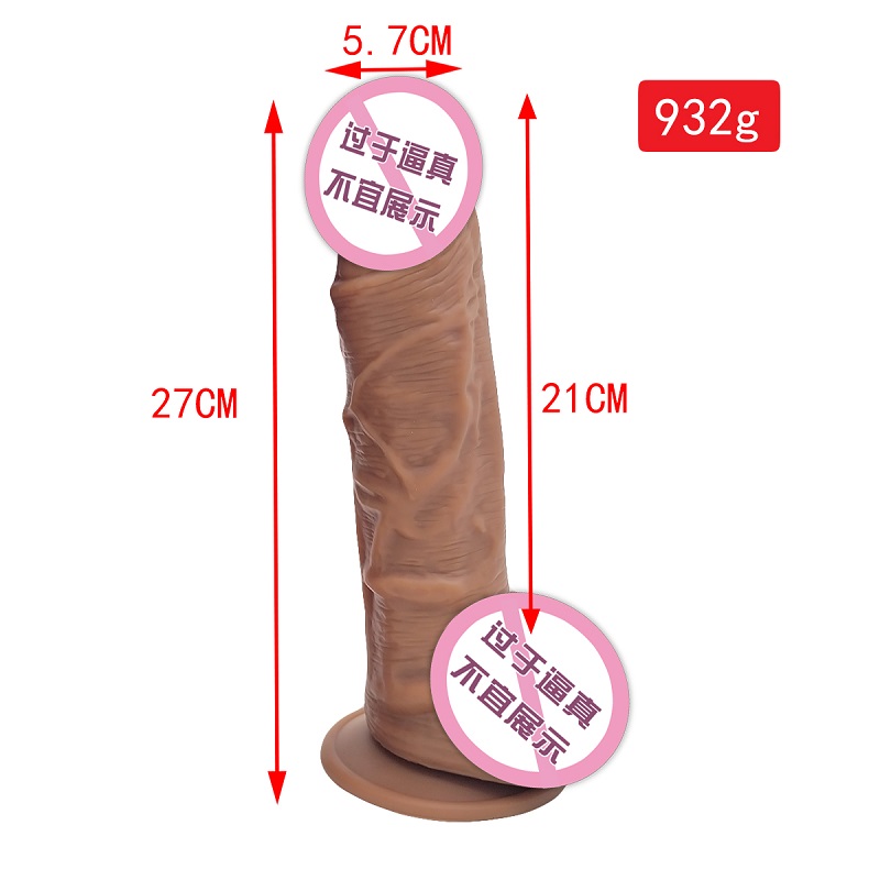 863 realistischer Dildo-Silikon-Dildo mit Saugnapfbecher G-Punkt-Stimulation Dildos Anal Sexspielzeug für Frauen und Paar