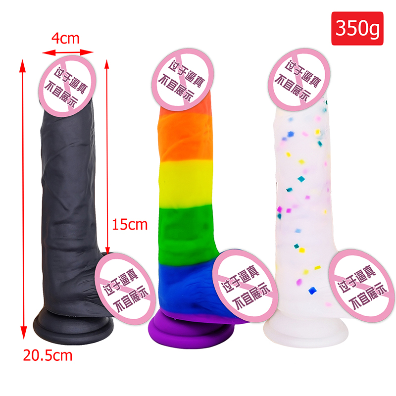 806 Penisvergrößerung Teleskope Schubkristall Para Mujer Penis Hund Riesige Anal Dildo Sex Toy großer langer realistischer Dildo für Frauen
