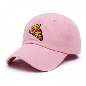 Neue Pizza Stickerei Dad Cap Trucker Baumwollhut für Männer Männer verstellbare Größe Baseball Cap Outdoor Sport Sun Hut