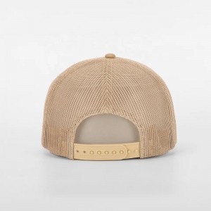 Benutzerdefinierte hochwertige 5 -Panel -Baumwoll -Stickerei Logo Mesh Snap Back Baseball Cap, Classic Plain Truck Gorras, Männer Sport Trucker Hut