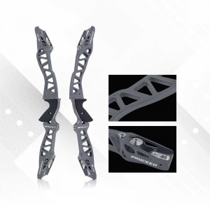 ET-12 25 Zoll graue Farbe Rh ilf Recurve Bug Risers