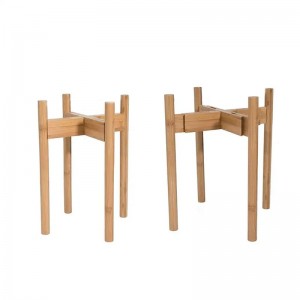 Bambus verstellbare Blumen Rack Pflanzenständer