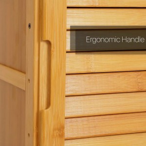 Beenden Sie unabhängige Schließfachleitungstür Uten Bambusspeicherschrank