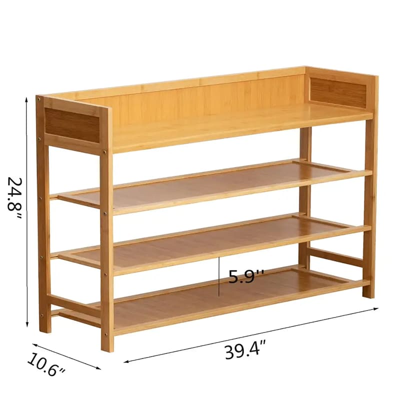 Mehrzweckkorridor und Closet Bambusschuhschuhspeicher