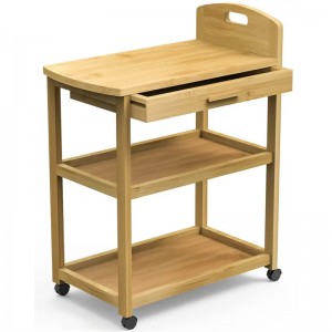 Offenes Regal für die Vorbereitung von Speisen zu lagern