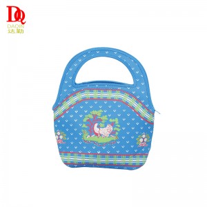 Neopren isolierte wasserdichte tragbare Mode -Lunchbag -Frauen Studenten