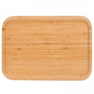 2 -teilige Servicepalette Großhandel maßgeschneiderte Bambusfrühstückschale (1)