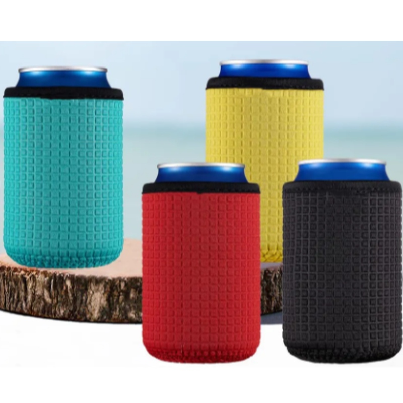 Custom Logo Neoprene Bier Dose Kühlerhülle für Campingparty kaltes Getränk Stubby Halter 3mm Koozy Isolierte Cola Can Cany Blanks