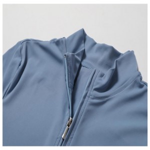 SC1072 kostenlose Probe Langschläfe Zip Top One -Stück Fitnessstudio Wear Active Overall Yoga Workout Strampler