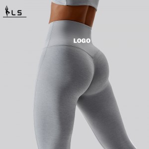 SC1095 Custom Sport High Taille Butt Hifting Leggings Frauen Fitness Yogamhosen hohe Taillenstrumpfhosen Leggings für Frauen