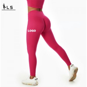 SC101010 Großhandelspreis hoher Taille Yoga Hosen Leggings Scrunch Butt Leggings für Frauen mit kundenspezifischem Logo