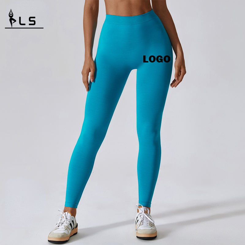 SC10115 Kontrolle Frauennahtloser Yogahose Fitness Leggings V Schneiden hochwertige Hosen dehnen hohe Taillen -Yoga -Legging für Frauen