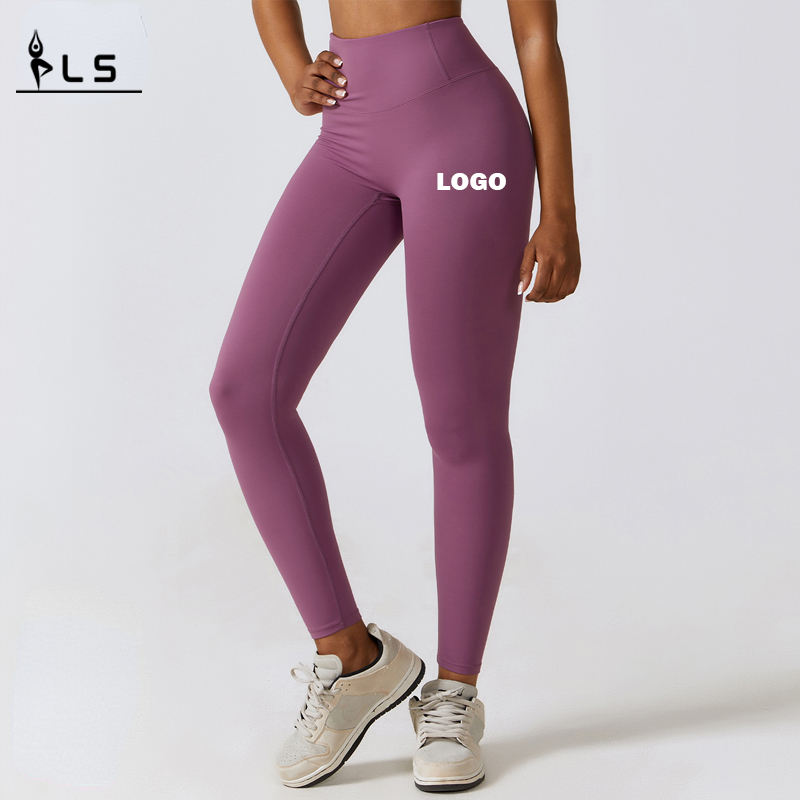 SC101111 Vier-Wege-Stretch-Leggings für Frauen 2023 V Back Fitness Fitnessstudio Kleidung Yoga Hosen Leggings