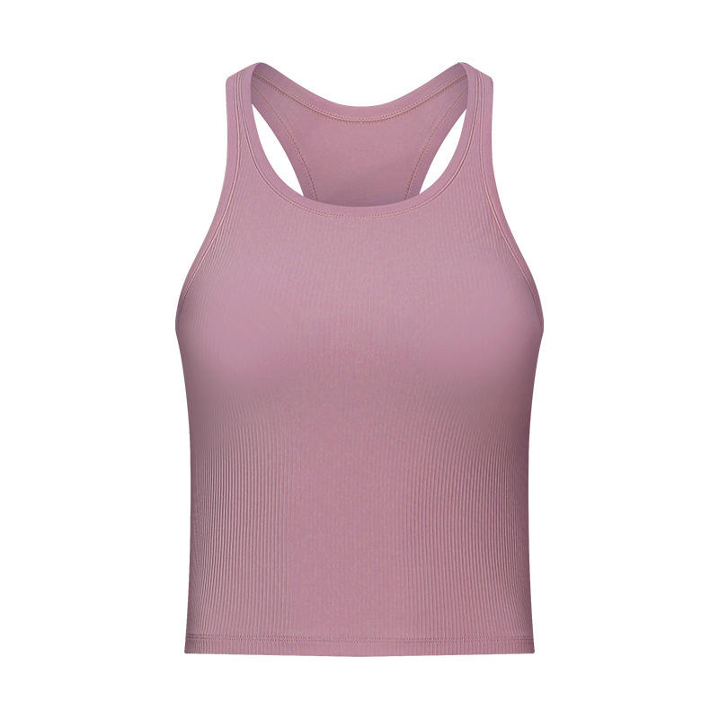 SC10255 Tops Schnell trockener Tanktop -Top -Gymnasten Sport Yoga Kompression geschnittener Yoga -Tanktops mit Pads