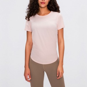 SC10269 Crop Top Fitnessstudio Yoga Dryfit Sports Women \'s T-Shirts Fitness Top Women Sexy Sport Sweat Shirt