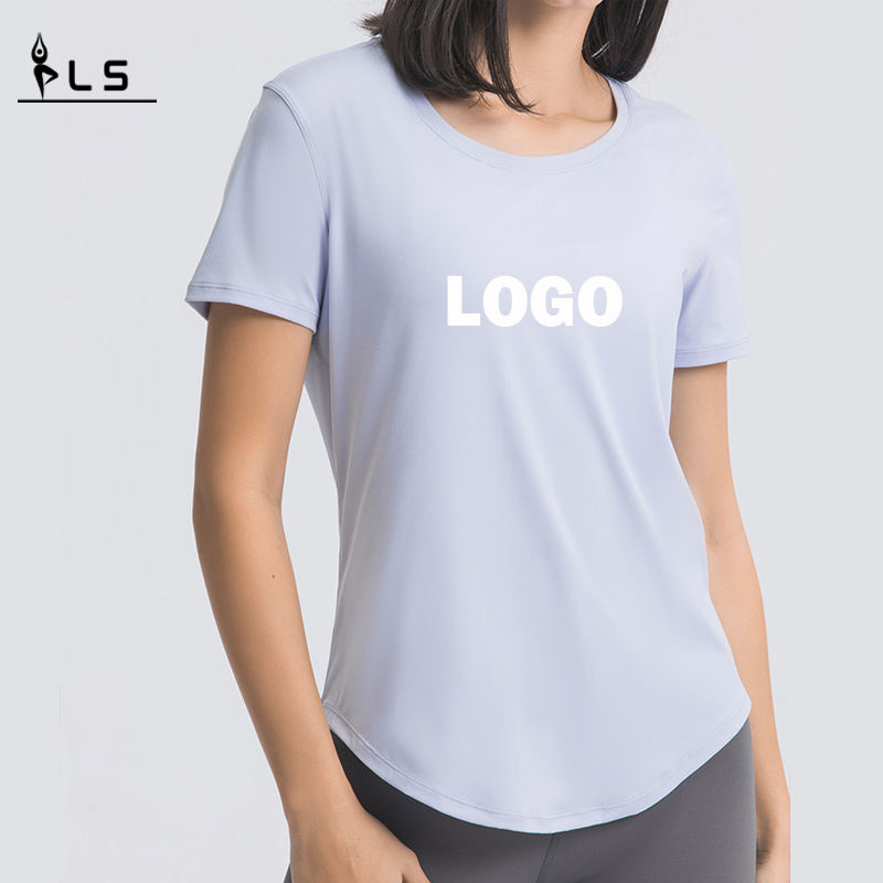 SC102611 verkaufen atmungsaktiv schnell trocknend Freizeit Yoga T-Shirts Kurzarm Sport Yoga Training LOSS LOSS SCHNELL