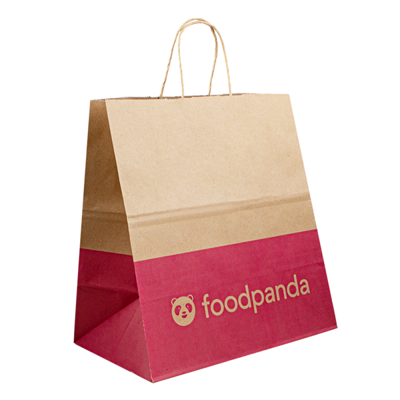 Krafts Bags Paper Shopping Verpackung Logo Luxus -Papiertüten mit Ihrem eigenen Logo