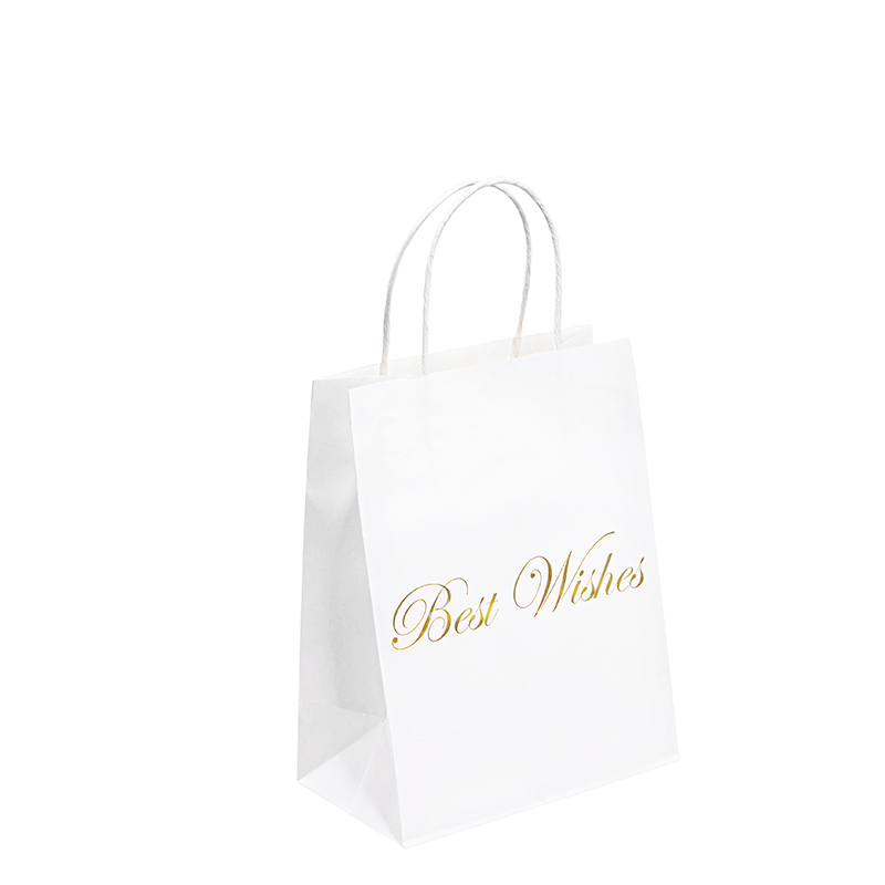 Papierfeier -Taschen Verpackung Papiertüte Luxus zum Mitnehmen Papiertüten für Essen danke Papierbeutel