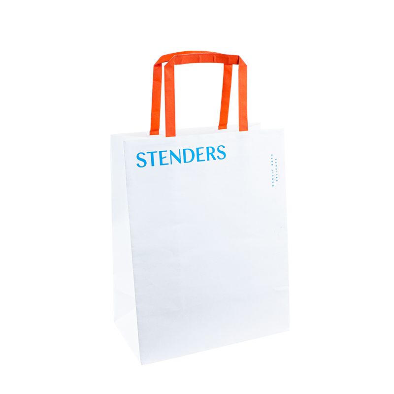 benutzerdefinierte Papiertüten mit Griffen Papier Kraft Bag Logo Griffe benutzerdefinierte Papiertüten mit Logo -Papiertüte