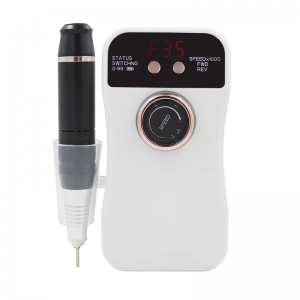 Beste 35000 U \\/ min -Nägel Bohrer wiederaufladbare tragbare Nagelhaut professionelle Nageldatei Elektrische Professionelle Übungen