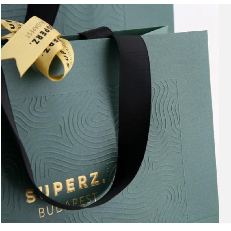 Gedruckte Papiertüten für benutzerdefinierte Schuhe mit eigenem Logo -Pappe Einkaufstüte Geschenktüten für kleine Unternehmen
