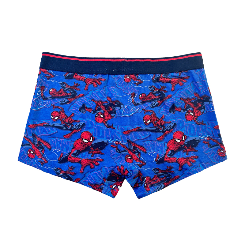 Baby Marine Blue Spider-Man Print Komfort Basic Boy Underpants Farbkontrast
