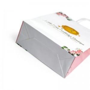 Weihnachtseinkaufstaschen Papiertüten Custom Printing Verpackungstaschen zum Promotion Packing