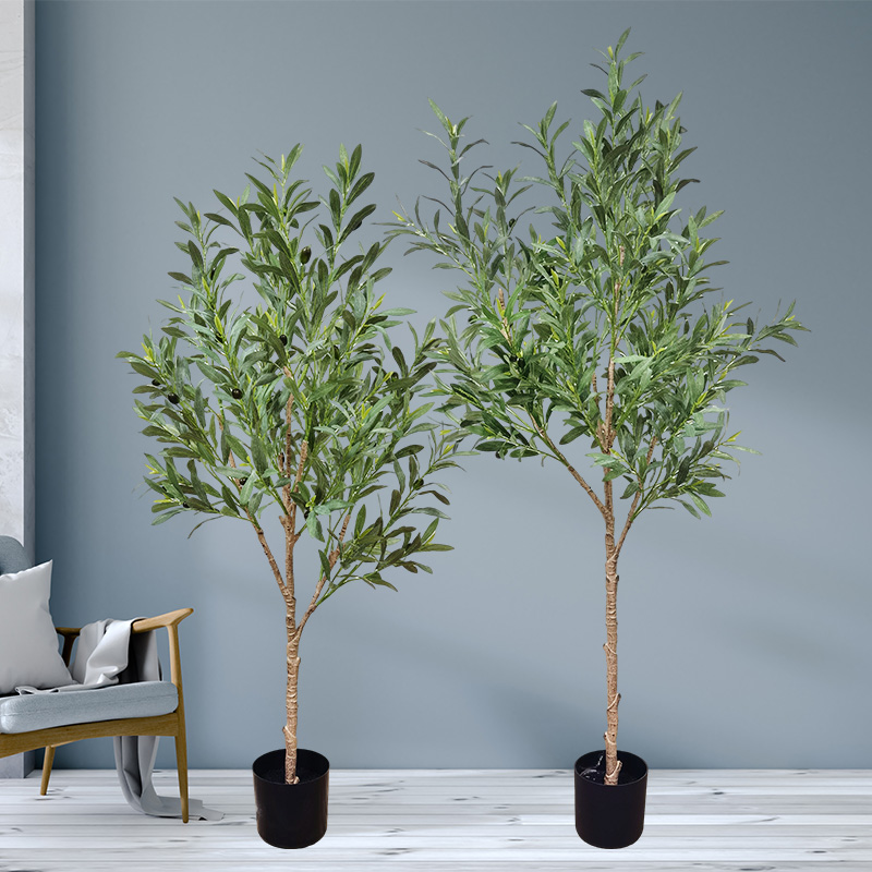 Faux Tree Bonsai -Pflanzen für maßgeschneiderte Größe langlebiger lebendiger Olivenbaum für Gartenlieferanten Hochzeitsdekoration Gartendekorationen
