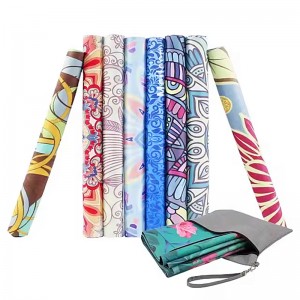 Wildleder (Mikrofaser) Gummi -Yogamatte