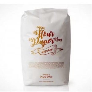 Großhandel Custom Custom 1 kg 2 kg 5 kg 10 kg recycelbarer Stand Up Vier Seitenversiegelungsnahrungsmittel Getreide Mylar Weizenpulver Mais Mehlverpackungstasche