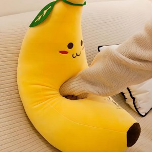 Bananenplüschkissen