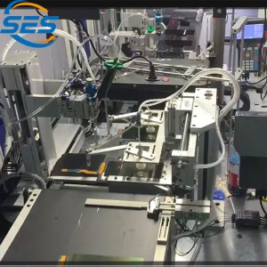 Handy-Bildschirm doppelt-Produktionslinie für die seitliche Klebstoffabgabe