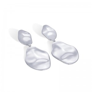 Hongde 14K vergoldete Ohrstecker aus 925er Sterlingsilber in Tropfenform