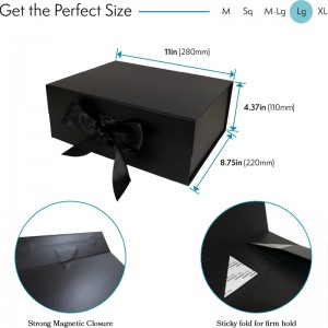 Klassische Wein-Geschenkbox mit Schleife