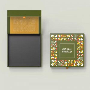 Benutzerdefinierter Flip-Top-Geschenkbox aus Kraftpapier