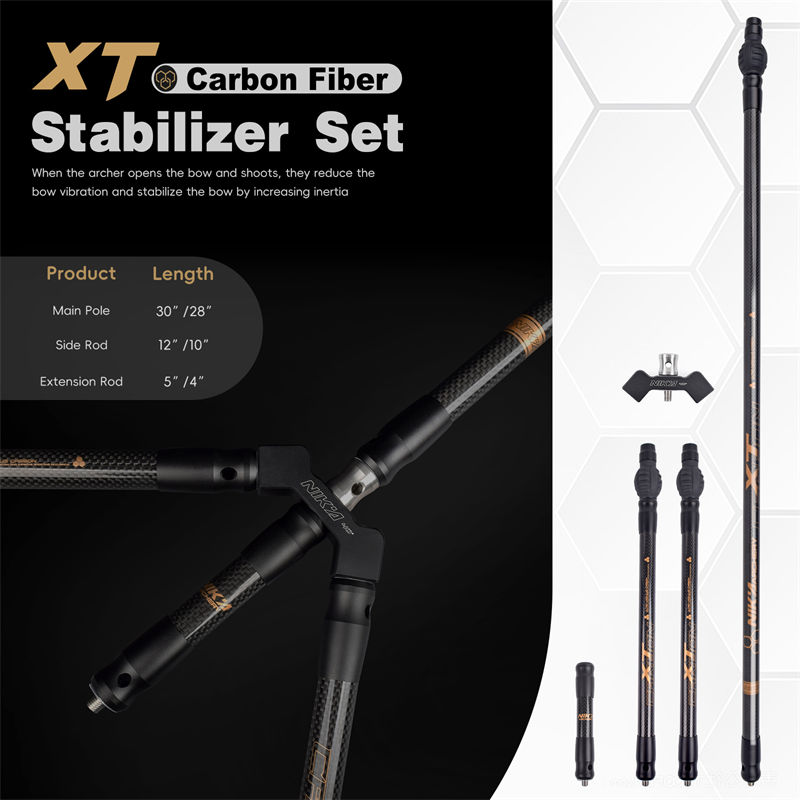 XT 3K Carbon Stabilisatoren für Bogenschützen