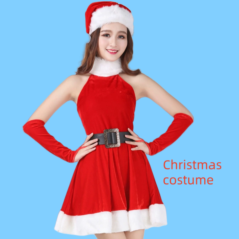 Weihnachtskostüm, Internet -Promi Female Anker\'s Anzug, Cosplay sexy Bunny Girl -Outfit, Performance -Kostüm, Weihnachtskampfrobe, Artikel Nummer 325 Preis: ＄ 133,99