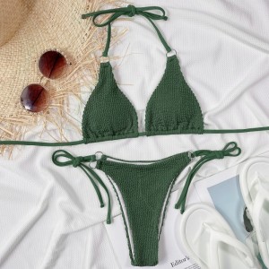 Neue 2025 Badebekleidung. Europäer und Amerikaner-Stil sexy zwei-Stück Bikini Badeanzüge für Frauen. Stilvolle Außenhandelsbikinis für Großhandel 8818 Preis:$79,99