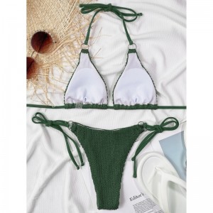 Neue 2025 Badebekleidung. Europäer und Amerikaner-Stil sexy zwei-Stück Bikini Badeanzüge für Frauen. Stilvolle Außenhandelsbikinis für Großhandel 8818 Preis:$79,99
