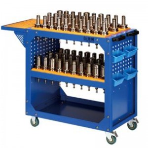 Blue Perforated Panel Tool Cart