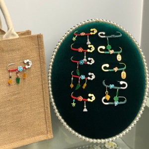 chinesisch-Stil Lucky Brosche