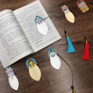 Chinesische Opernmaske -Lesezeichen