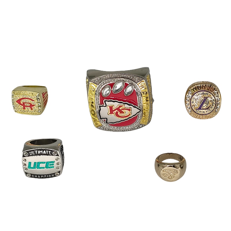 Metall -Strass -Schnalle Ring