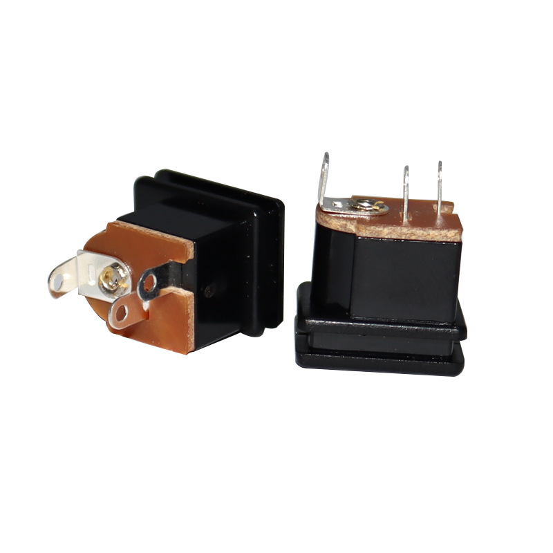 DC Socket DC-207, Direkteinfügung Audio Socket, zwei-Pin Kupferstift Stromladestecke