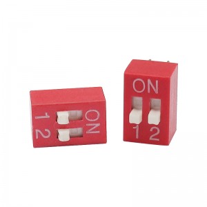 Dip -Schalter xz-DSE-02RGA, 2P -DIP -Switch für Signalempfängermodule im Gebiet der Automobilationsgeräte für Automobile