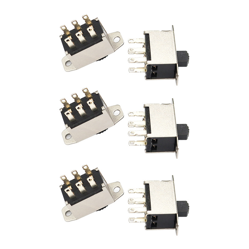 Slide Switch SS22G09 für den geschwungenen Roboter ist ein Doppel-Reihe 6-Pin vertikaler Schalter des Umschalters