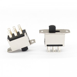Slide Switch SS22G09 für den geschwungenen Roboter ist ein Doppel-Reihe 6-Pin vertikaler Schalter des Umschalters
