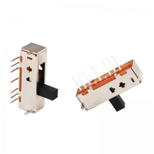 Slide Switch SS16D03 Single-Reihe 7-Pin -Schaltschalter, Lampentemperatur und Farbeinstellungslampe Vertikaler Umschaltschieberschalter