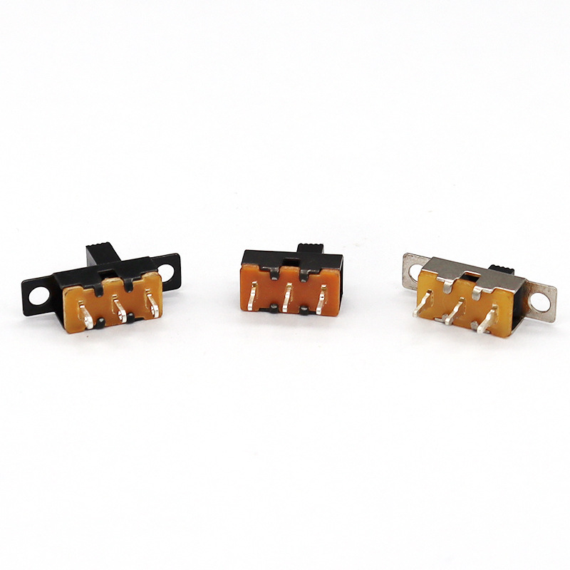 Slide Switch SS12F71 Toy Audio Single-Reihe drei-Pin Schaltschalter LED LEG Light Micro vertikaler Schleifschalter